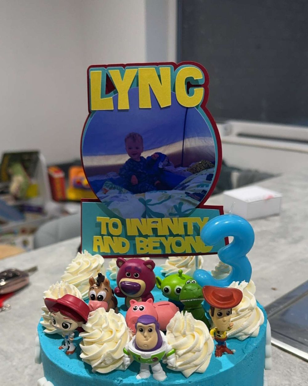 Lync’s birthday cake, To Infinity and Beyond