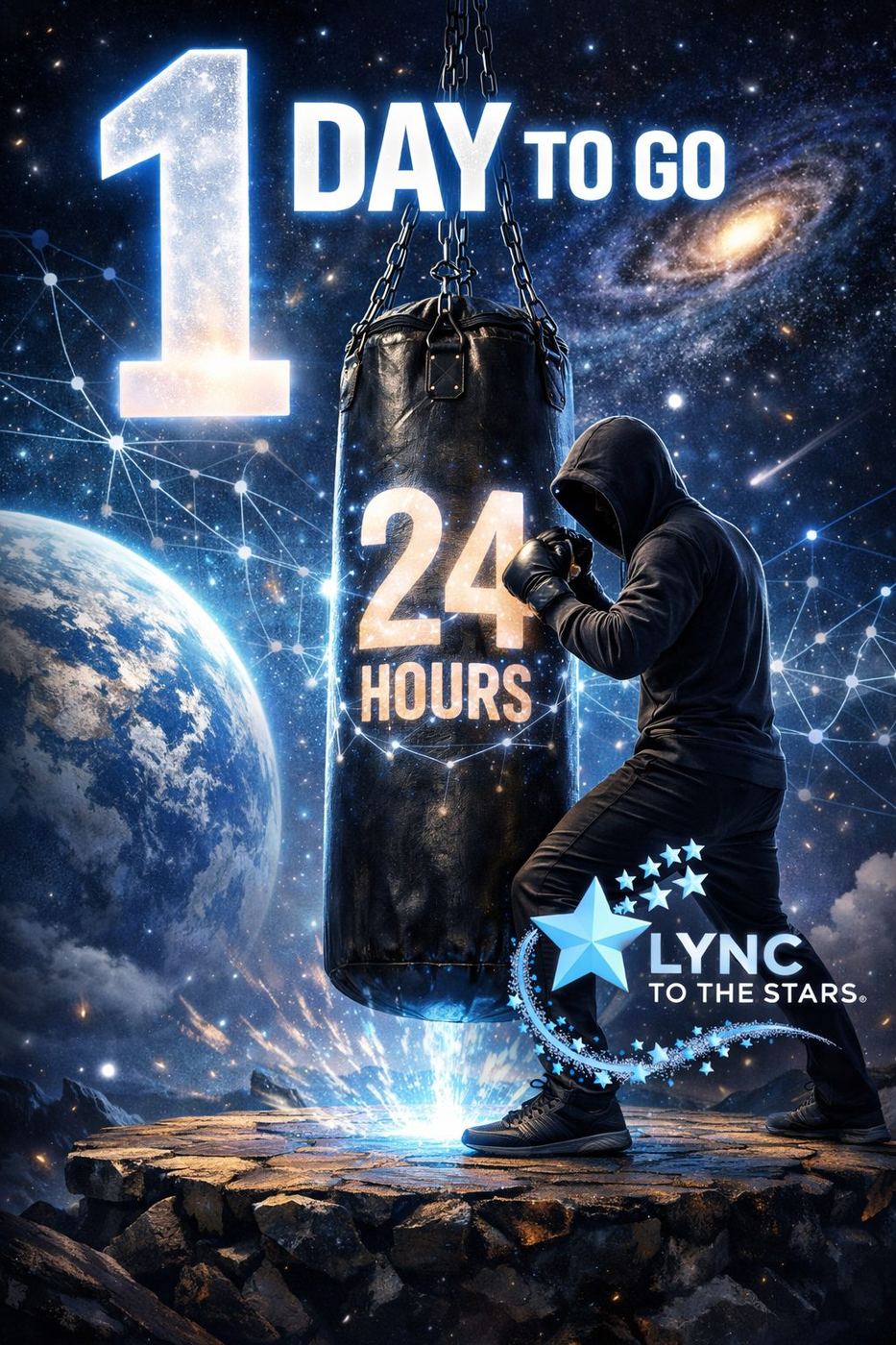 Countdown poster: one day to go